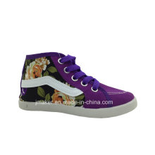 China Wholesale Children High Top Canvas Shoes (H267-S)